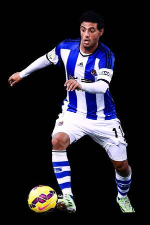 Carlos Vela Arsenal Fc Dribble Wallpaper