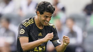 Carlos Vela Los Angeles Fc Celebration Wallpaper