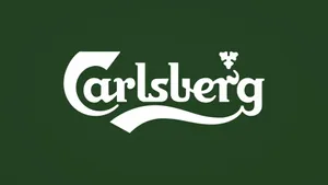 Carlsberg Logo Green Background Wallpaper