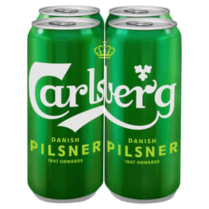 Carlsberg Pilsner Cans Wallpaper