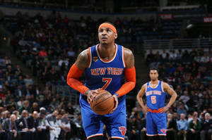 Carmelo Anthony New York Knicks Game Wallpaper