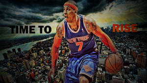 Carmelo Anthony Time To Rise Wallpaper