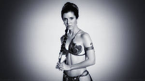 Carrie Fisher Princess Leia Hot Photoshoot Wallpaper