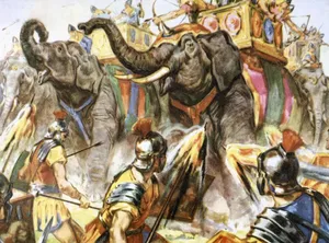 Carthage Soldiers Elephants Wallpaper