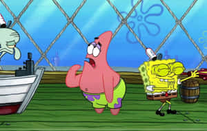 Cartoon Characters, Spongebob And Friends Wallpaper