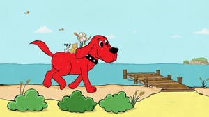 Cartoon Clifford The Big Red Dog Wallpaper