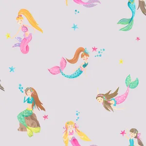 Cartoon Mermaids Art Wallpaper