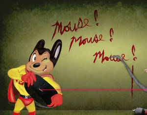 Cartoon Mighty Mouse Wallpaper