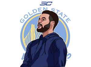 Cartoon Of Stephen Curry Wallpaper