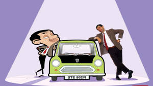 Cartoon Reality Mr. Bean Illustration Wallpaper