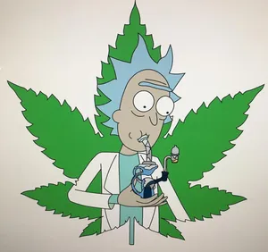 Cartoon Rick Weed Wallpaper
