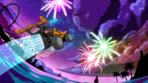 Cartoon Rocket League Hd Wallpaper