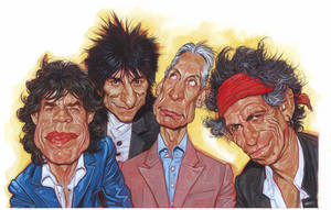Cartoon Rolling Stones Wallpaper