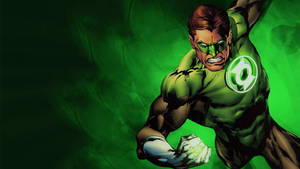 Cartoon Super Hero Green Lantern Wallpaper