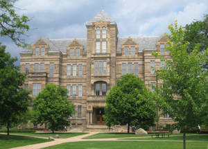 Case Western Reserve University Adelbert Hall Exterior Wallpaper