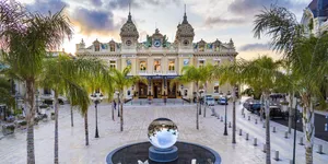 Casino De Monte Carlo Palm Trees Wallpaper