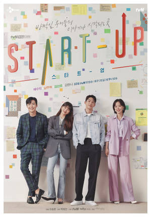Cast Of Korean Drama Start-up Wallpaper