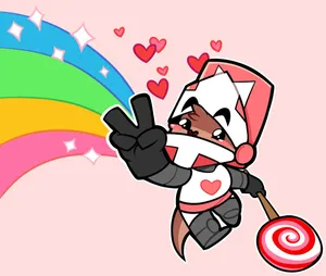 Download Castle Crashers Characters Violet Wallpaper