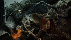 Castlevania Crow Witch Fight Wallpaper