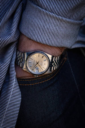 Casual Businessman Rolex Wallpaper