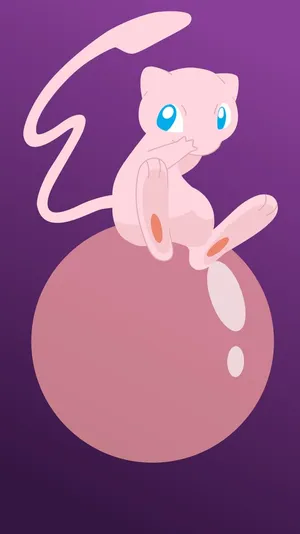 Catch The Mythical Pokémon Mew Before It Disappears! Wallpaper