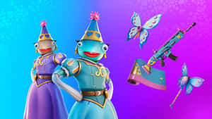 Catch The Rare Fishstick In Fortnite Wallpaper