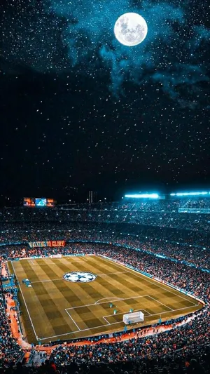 Catch The Thrill Of The Game At This Beautiful Soccer Stadium Wallpaper