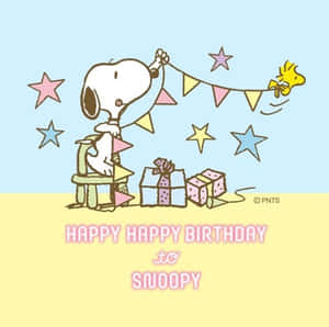 Celebrate Charlie Brown With A Happy Birthday! Wallpaper