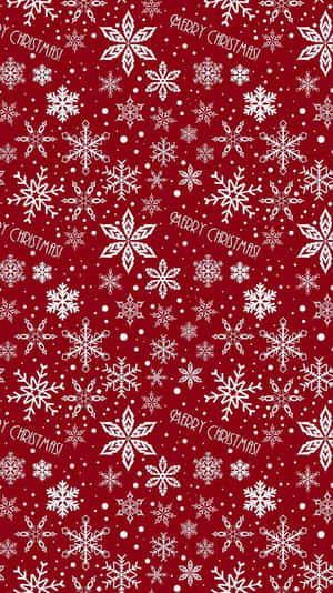 Celebrate Christmas With A Red Aesthetic Wallpaper