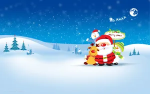 Celebrate Christmas With A Wonderful Widescreen Wallpaper Wallpaper