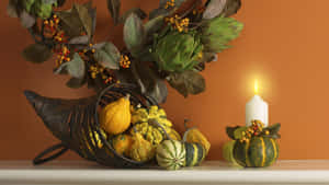 Celebrate Thanksgiving With Friends And Family Wallpaper