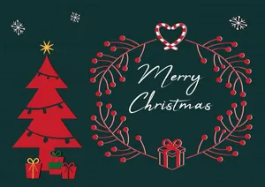 “celebrate The Holidays With A Happy Holidays Desktop Wallpaper” Wallpaper