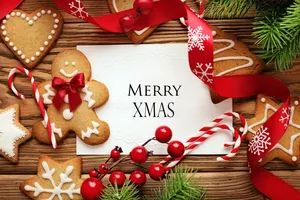 Celebrate The Holidays With Colorful Christmas Lights Wallpaper