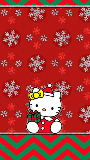 Celebrate The Holidays With Hello Kitty Wallpaper