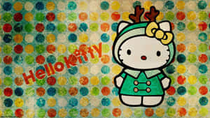 Celebrate The Holidays With Hello Kitty Wallpaper