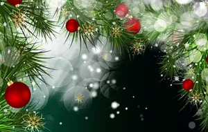 Celebrate The Holidays With Red And Green Wallpaper