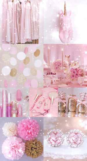 Celebrate The Holidays With Rose Gold! Wallpaper