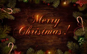 Celebrate The Holidays With This Festive Desktop Background! Wallpaper