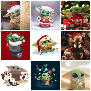 Celebrate The Holidays With Your Favorite Star Wars Characters Wallpaper