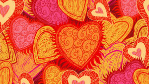 Celebrate Valentines Day With Love And Creativity Wallpaper