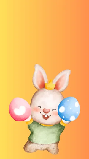 Celebrating Easter With The Easter Bunny Wallpaper