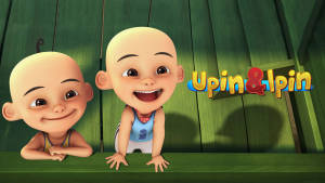 Celebrating Joy With Upin & Ipin Wallpaper