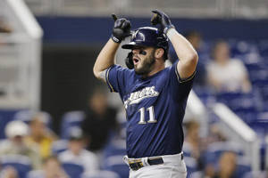 Celebrating Mike Moustakas Wallpaper