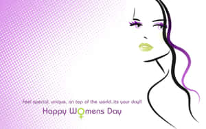 Celebrating Strength And Beauty - Happy Women's Day Wallpaper