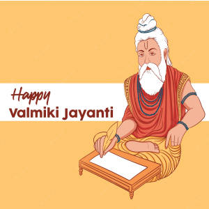 Celebrating Valmiki Jayanti With Traditional Style Wallpaper