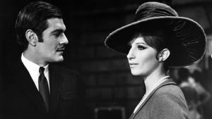 Celebrities Omar Sharif And Barbra Streisand Wallpaper