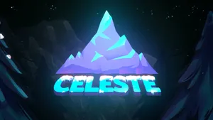 Celeste Pixel Game Logo Wallpaper