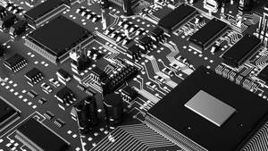 Cellphone Motherboard Grayscale Wallpaper