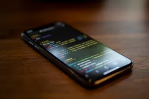 Cellphone Programming Code Wallpaper