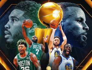 Celtics Versus Warriors Nba Desktop Wallpaper